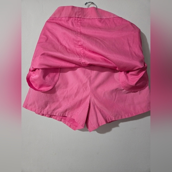 Lilly Pulitzer VTG Size 8 Tennis Skirt Skort Golf Pink Green Rickrack Trim - Picture 7 of 9